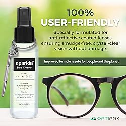 OPTIPAK Sparkle Anti-Reflective Safe Lens Cleaner