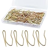 Metal Curtain Hooks, 58PCS Drapery Hook Pins 1.2