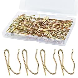 Metal Curtain Hooks, 58PCS Drapery Hook Pins 1.2