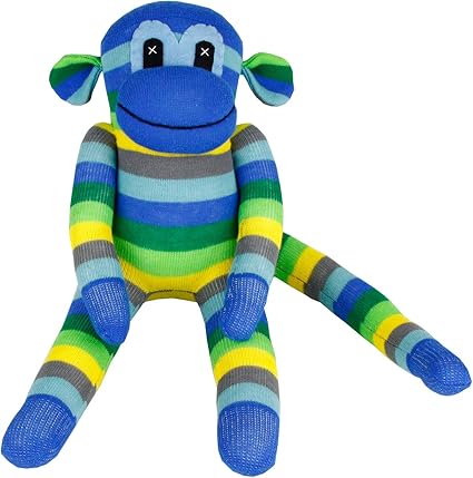 blue stuffed monkey