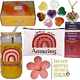 Carselage Birthday Gifts for Women, Teen Girl, Her, Cute Duck Crystals Inspirational Gifts Set Box for Teenager Girls, Younger Sister, Daughters, Granddaughters