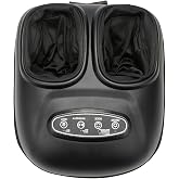 LINGTENG Foot Massager, Heated Foot Massager (Agate Black) | Deep Kneading-Detachable Washable-Home Office Underdesk-Men Women Parent Senior-Birthday Anniversary Christmas Valentine Gift