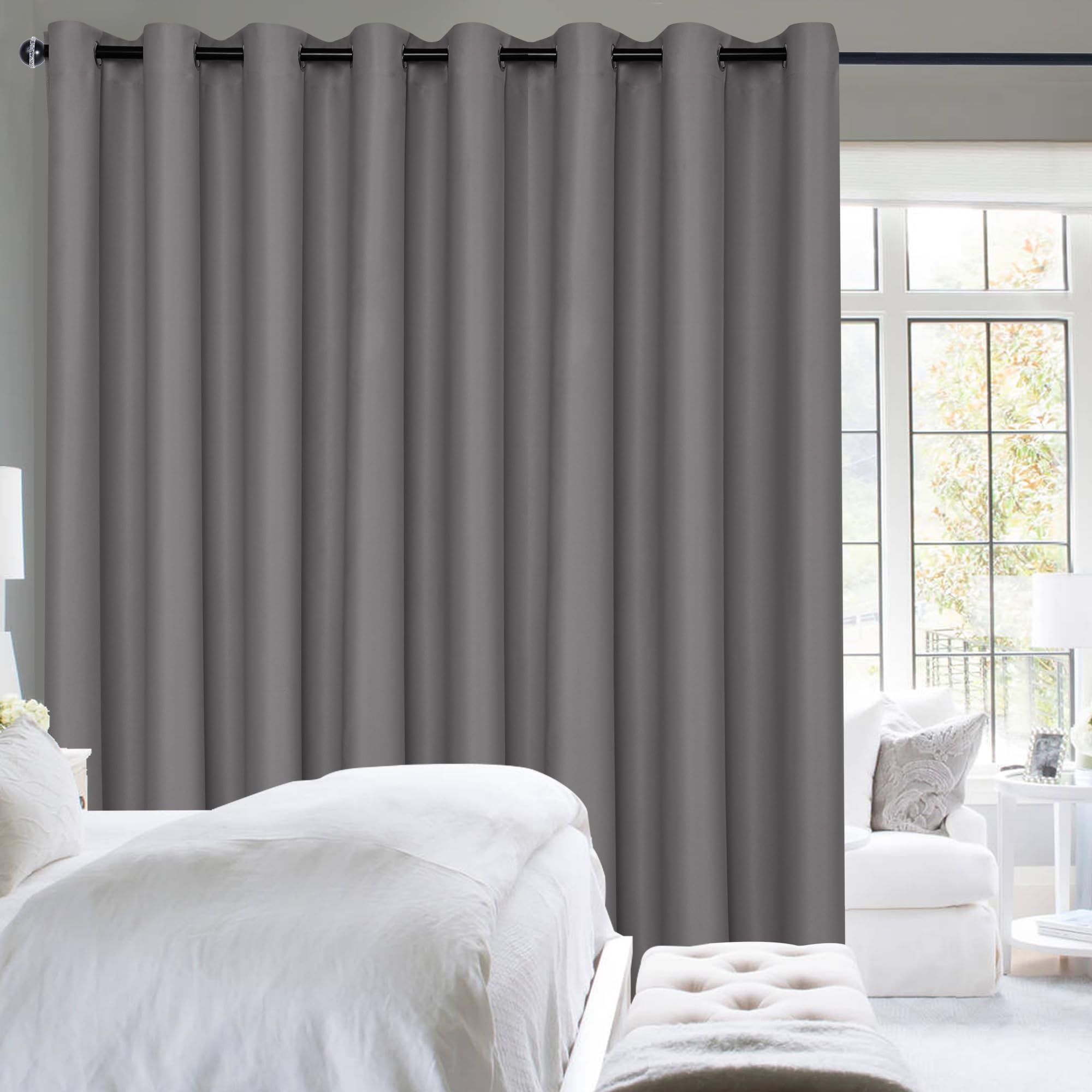 Hiasan Sliding Patio Door Blackout Curtains,1 Panel