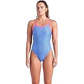Arena Women's Performance Monogram Challenge Back Athletic One Piece Ladies Swimsuit