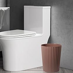 JiatuA Small Trash Can Plastic Wastebasket Round