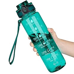 OLDLEY Water Bottles, 32oz Motivational Sports