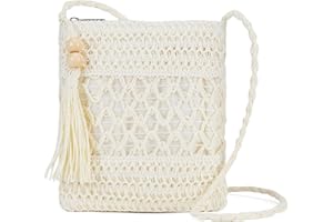 Kiss Sea Beach Bags for Women - Summer Straw Bag Cute Woven Tote Purse for Vacation Travel