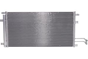 KOOL-VUE Kool Vue A/C Condenser Compatible with Chevrolet Tahoe 2015-2019, Suburban, GMC Sierra 1500 2014-2018, Cadillac Escalade 5.3L, 6.2L