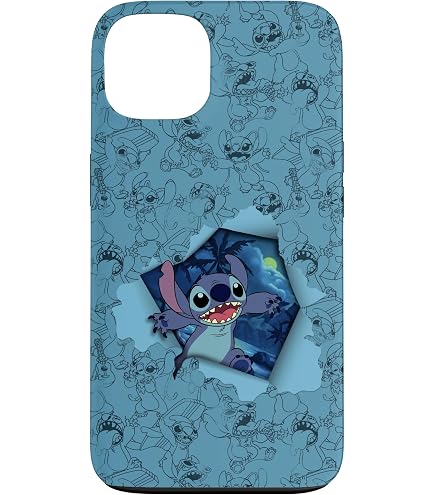 Amazon.com: Disney Lilo & Stitch Cute Stich Portrait Case for