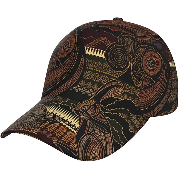 4719 African Tribal Pattern Cap Adjustable Retro Baseball Hat For Men African Tribal Pattern Cap Adjustable Retro Baseball Hat for  main image 2