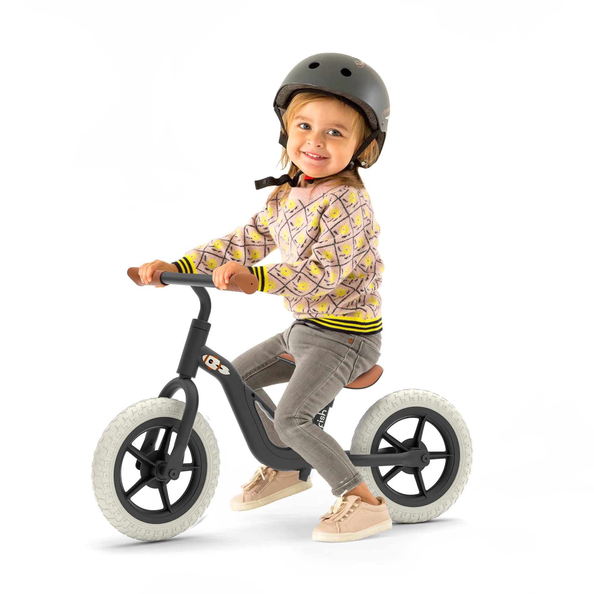 Chillafish Charlie Lightweight Toddler Balance Bike, Balance Trainer for Children 18-48 Months, Learn to Ride with 10-Inch No-Puncture Tires, Adjustable Seat and Carry Handle, Blue