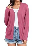 TASAMO Women's Cardigans with Pockets Casual