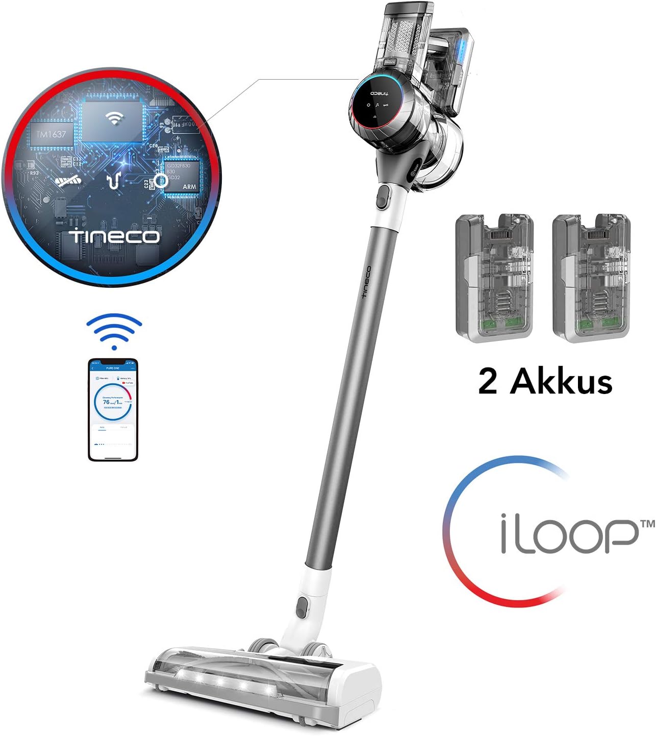 Tineco Smarter Akkustaubsauger S11 Tango Ex Amazon.de: Tineco S11 Tango EX Smarter Akku Staubsauger, Smarte