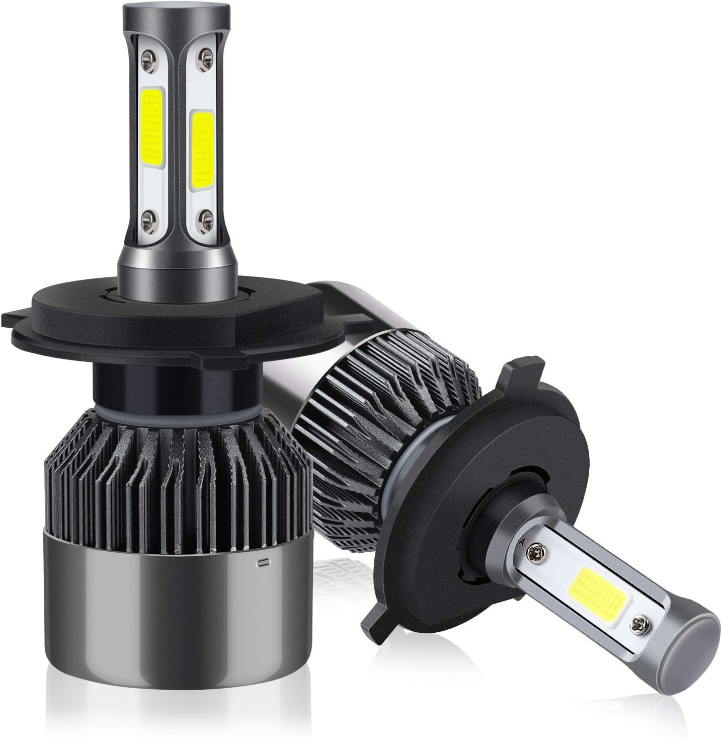 H4/HB2/9003 LED Headlight Bulbs - OUTTUO 8000LM/Set 6000K Cool White