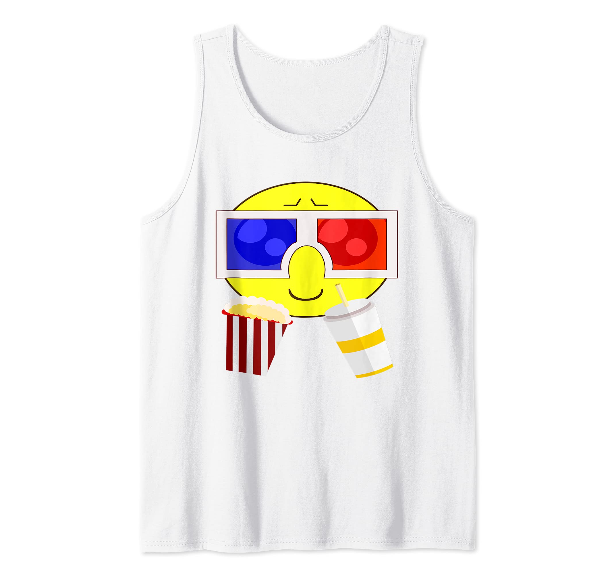3D Movie Happy Face Tank Top