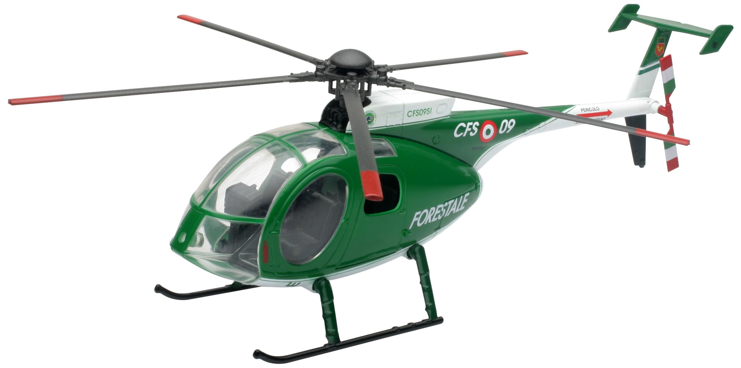 New-Ray S.R.L- Aircraft 1:32 Newr Forestal Nh500 25323, Multicoloured, 846061