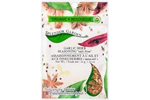 Splendor Garden Organic Garlic Herb Seasoning "salt free" - 35 g