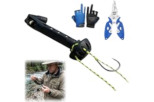 2.0 Fly Fishing Magnetic Rigging Tool, Fly Tying Tool and Holder; Knot Assist for Threading Hooks with Cold Hands or Low Ligh
