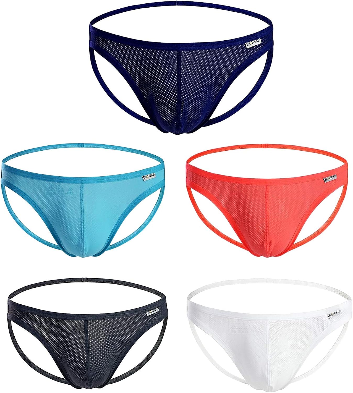 Arjen Kroos Men's Jockstrap Underwear Sexy Thong Slips Cotton Jock