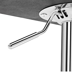 Yaheetech Bar Stools Set of 2, Adjustable PU