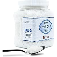 NY SPICE SHOP Rock Crystal Sugar – 1.7 Pound (27.2 Ounce) Jar Rock Candy Crystals – Sugar Rocks Whole – Sugar Crystals – Rock
