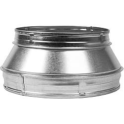 HVAC OV 10" to 8" Inch Round Duct Reducer