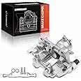 A-Premium Rear Disc Brake Caliper Assembly with Bracket Compatible with Select Ford and Lincoln Models - Fusion 2013-2020, Police Responder Hybrid, SSV Plug-In Hybrid, Continental, MKZ -Rear Left