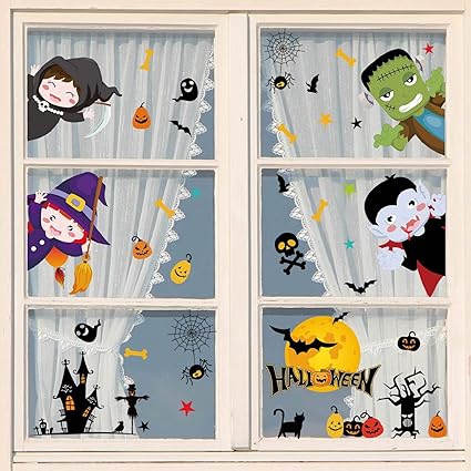 Heekpek Halloween Fenetre Autocollants Halloween Citrouille Chat Chauve Souris Et Fantome Stickers Pour Halloween Decorations De Fete D Halloween Autocollants De Fenetre Amazon Fr Cuisine Maison Heekpek Halloween Fenetre Autocollants Halloween Citrouille Chat Chauve Souris Et Fantome Stickers Pour Halloween Decorations De Fete D Halloween Autocollants De Fenetre Amazon Fr Cuisine Maison
