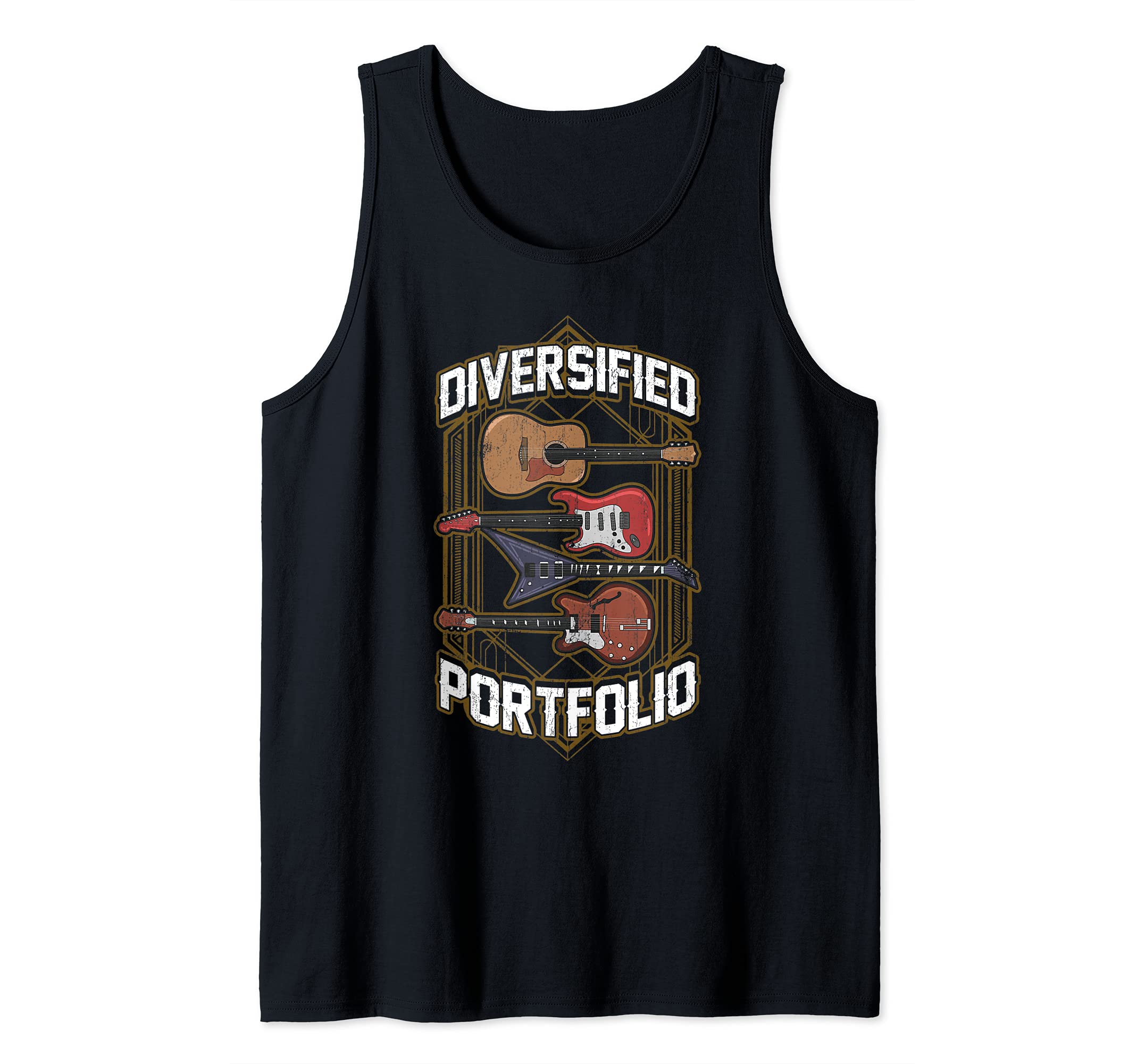 Guitarist Guitar Collector Musician - Diversified Portfolio Tank Top