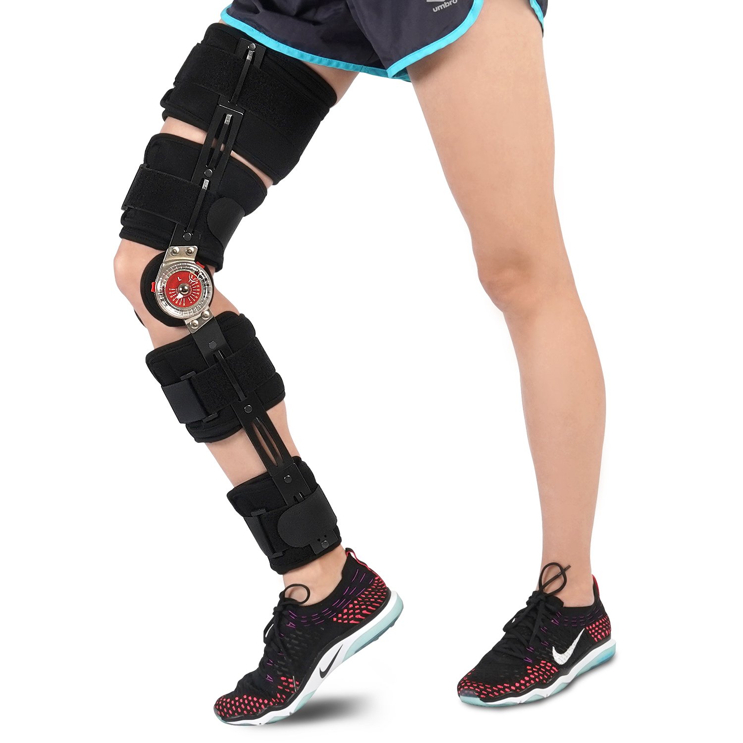 SOLES Hinged Knee Brace Full Leg Stabilizer Amazon.in Sports, Fitness