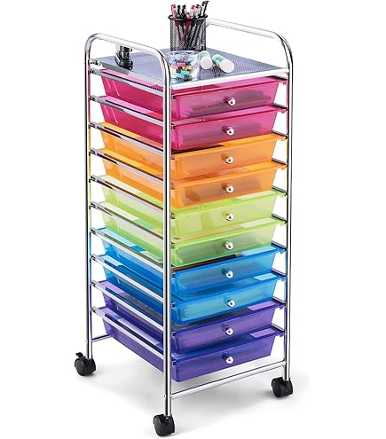 Amazon.com: GOFLAME 12-Drawer Rolling Storage Cart