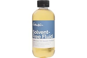 Gamblin Solvent-Free Fluid Oil Painting Medium, 8.5 Fluid Ounces (250 Milliliters)