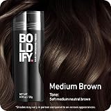 Boldify Hair Fibres 28g Medium Brown Fill Thinning Hair Instant Fuller Look 14 view 2