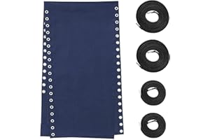 MGWOTH Zero Gravity Chair Replacement Fabric with Bungee Cord Kit, Repair Cloth for Anti-Gravity Lounge, Mesh Part for Patio Sling Folding Recliner Couch Outdoor Pool Lawn