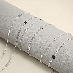Rotnso Silver Plated Body Chains Dainty Boho