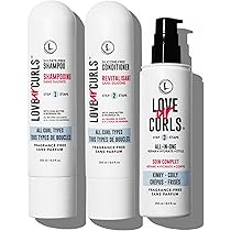 Love Ur Curls - Fragrance Free Shampoo & Conditioner Set with All