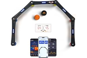 Potent Digital Stickhandling Trainer 2.0 with App-Enabled Training, Built-in Scoreboard & Countdown Timer - Practice Puck Con