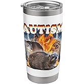 Autism Rock Hyrax FUNNY Stainless Steel Insulated Tumbler