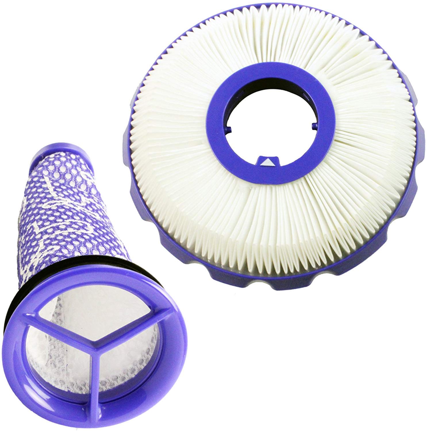 FIND A SPARE Purple Pre and Post Motor Hepa Filter Kit For Dyson DC50 DC50i Animal Total Clean Multi Floor Alternative to 965081-01 | 965080-01