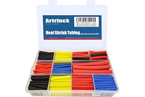 Artrinck 448 Pcs Heat Shrink Tubing Kit - 3:1 Ratio Adhesive Lined, Marine Grade Shrink Wrap - Automotive Industrial Heat-Shr