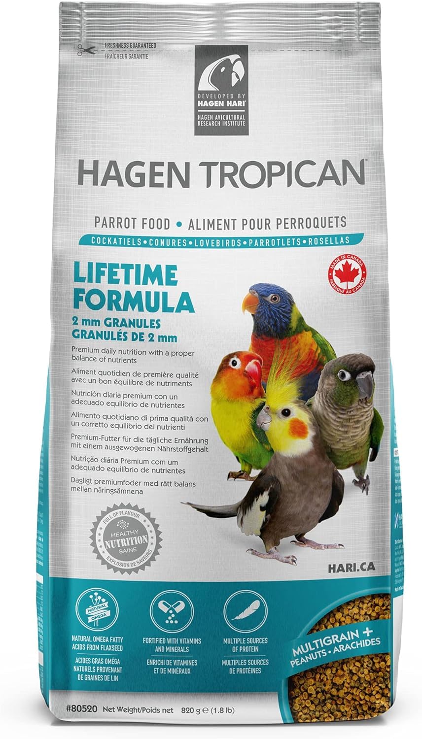 Hari Tropican Cockatiel Lifetime Granules, 820 g — image 1