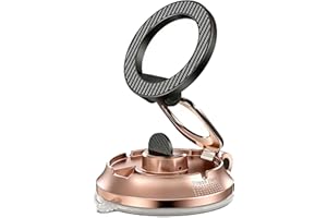 Magnetic Car Phone Holder Mount for MagSafe [90+LB Super Strong Suction] 360° Rotation, Vacuum Suction Cup Car Mount Dashboar