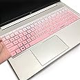 Keyboard Cover for 15.6" HP ProBook 450 G8 G9 G10/ 455 G8 G9 G10/ 650 G8/ HP Zbook Power G8 G9, HP ProBook 15.6 inch Laptop Keyboard Skin(NOT fit HP ProBook 450/455/650 G6 G7)-OmbrePink