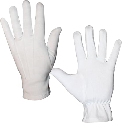 Weisse Blutverschmierte Handschuhe – Gruseliges Halloween-Accessoire Für Erwachsene