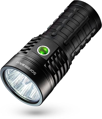 Sofirn Q8 Plus 16000 Lumen Rechargeable LED Torch 3x 5000mAh Batteries USB C