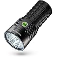 sofirn Q8 Plus Powerful Flashlight max 16000 Lumens, Max 554 Meters Beam Distance, High Powered 6* LED, Anduril 2 UI, Water Resistance, for Hunting, Searching, Survival Kit, Emergency