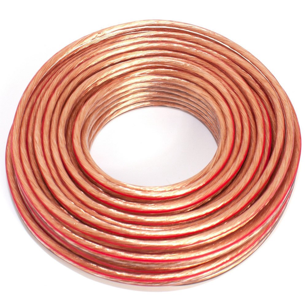 Audio Cable 2 x 2.50 mm² 2.50 mm² - 10 m Transparent