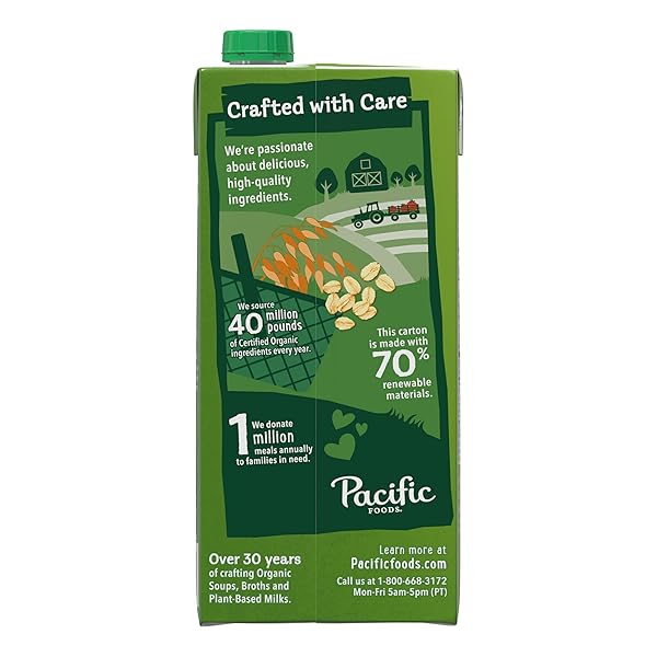 PACIFIC FOODS, BEVERAGE OAT ORIGINAL ORGANIC, 32 FL OZ