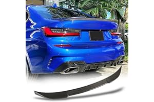 MCARCAR KIT Carbon Fiber Trunk Spoiler for BMW 3 Series G20 Sedan G80 M3 Spoiler 2019-2024 320i 330i 330e M340i 318d 320d 330d Rear Boot Lid Highkick Wing Lip Factory Outlet