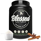 Blessed Vegan Protein Powder - Plant Based Protein Powder Meal Replacement Protein Shake, 23g of Pea Protein Powder, Dairy Free, Gluten Free, Soy Free, No Sugar Added, 30 Servings (Vanilla Chai)